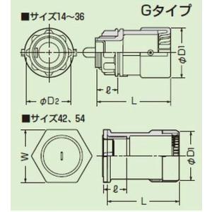 未来工業 MFSK-22G コネクタ(PF管2...の詳細画像1