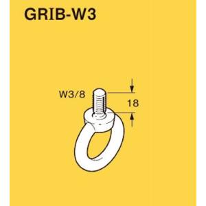 ネグロス GRIB-W3 グリップル アイボルト 電気亜鉛めっき（U）