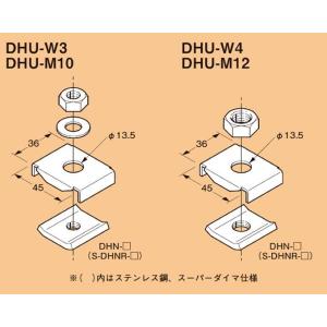 ネグロス S-DH8N 特殊ナット（M8） ステンレス鋼（SUS） （20個入