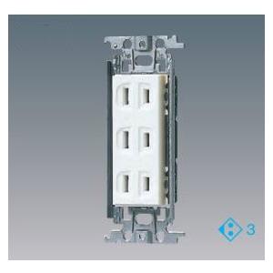 パナソニック WTF13033WK コスモシリーズワイド21 埋込トリプルコンセント 金属枠付 ホワ...