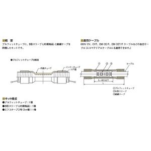 古河電工 PS-M165X150 低圧ケーブル接続部用 プルフィットチューブ・スリーブキット 適用導体150平方mm [代引き不可]｜netdenzai