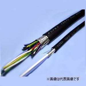 冨士電線 FCPEV 1.2-2P 着色識別ポリエチレン絶縁ビニルシースケーブル 2対 1.2mm ...