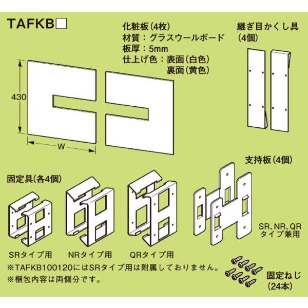 ネグロス TAFKB6090 貫通部用化粧カバー（床・壁用） 適合開口サイズ：（600〜1,000）...