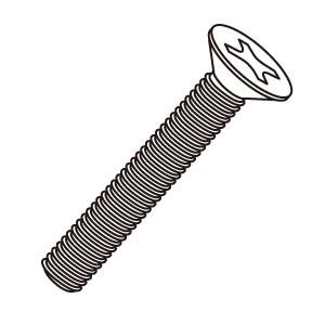 ジェフコム デンサン SV-440P P-PACK ISOサラ小ネジ M4×40mm 100本入