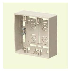 未来工業 MSB-2YL 深形プラモール用スイッチボックス 2ヶ用 ノック数10