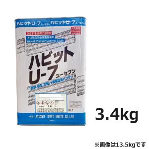 ハビットＵ７　3.4kg　木材防腐防虫保護美装剤【九州塗料工業】｜netdesimamoto