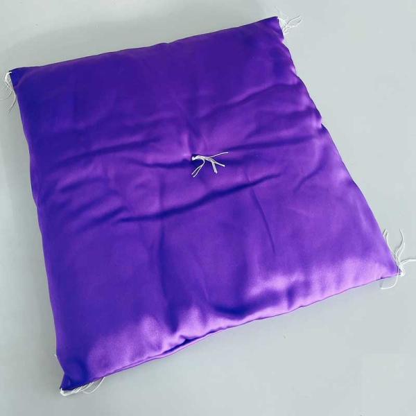 ひょうたん用座布団紫40cm　ひょうたんや小物などの置物向け