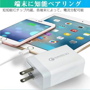 ACアダプター USB4ポート チャージャー ...の詳細画像2