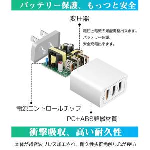 ACアダプター USB4ポート チャージャー ...の詳細画像4