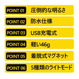 ランニング ライト ランニングライト マグネッ...の詳細画像2