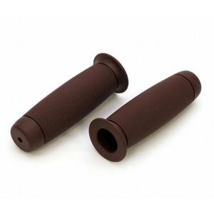 153GARAGE 樽型グレーターグリップ φ22.2 非貫通タイプ D-BR(ダークブラウン) 124mm(内長120mm)｜neteceterashop