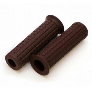 153GARAGE ブロックSグリップ φ22.2 貫通タイプ D-BR(ダークブラウン) 124mm｜neteceterashop