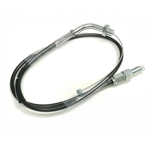 アクティブ ACTIVE 専用スロットルワイヤー 【メッキ金具/アウターブラック】(戻し側) GSX...