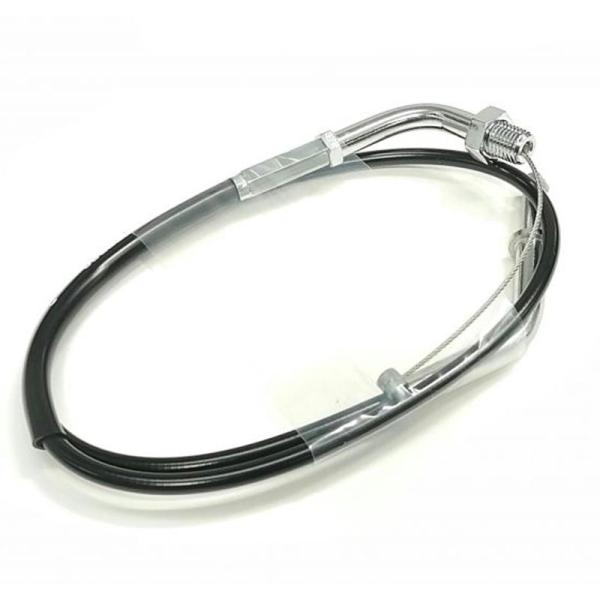 アクティブ ACTIVE 専用スロットルワイヤー 【メッキ金具/アウターブラック】(引き側) ZX-...