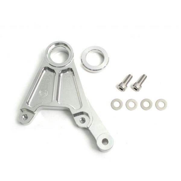 アクティブ ACTIVE リアキャリパーサポート シルバー 2POT 84mmピッチ＆STD径