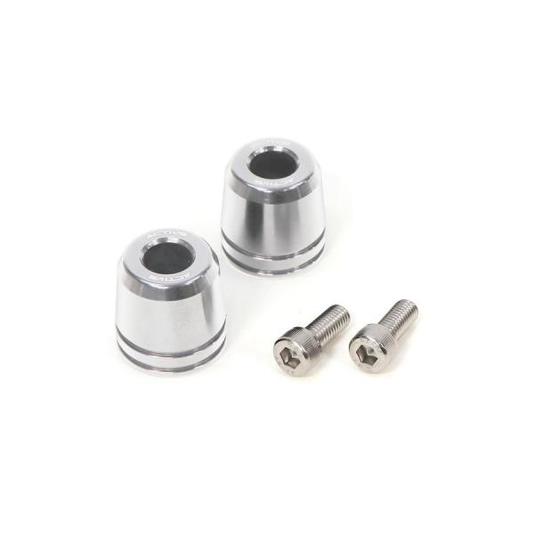 アクティブ ACTIVE アルミバーエンド φ33-L33 KAWASAKI用 M8 カラー付 シル...