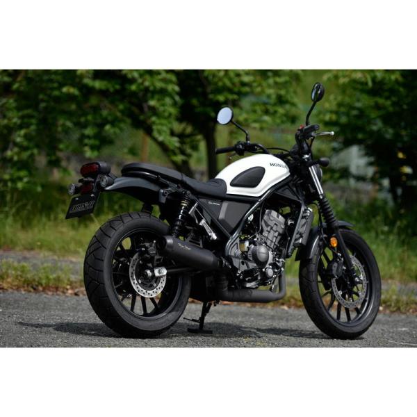 ビームス BEAMS バイク マフラー CL250 8BK-MC57 パワーヘッダー RS マットブ...