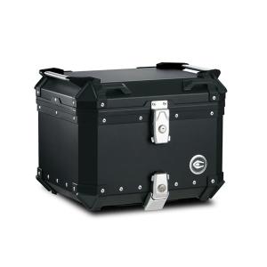 COOCASE クーケース 45L アルミトップケース ヘアラインダークグレー 