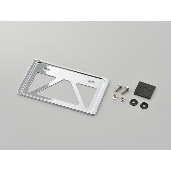デイトナ DAYTONA 軽量ナンバープレートホルダー クローム 原付用角型 サイズS