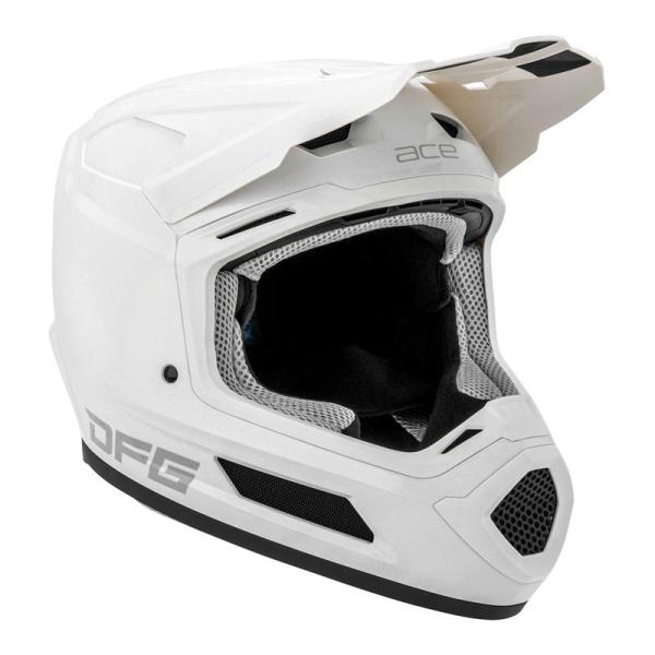 ディーエフジー DFG ACE エースヘルメット ホワイト サイズL