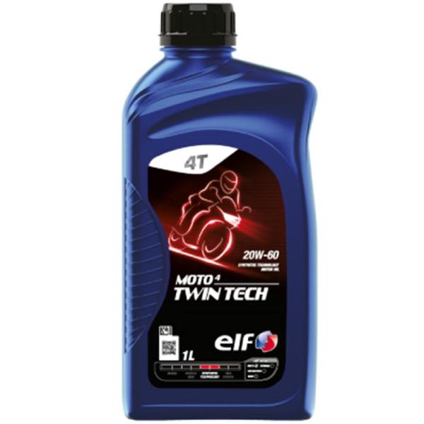 エルフ ELF 4サイクルエンジンオイル MOTO 4 TWIN TECH 20W60 1L