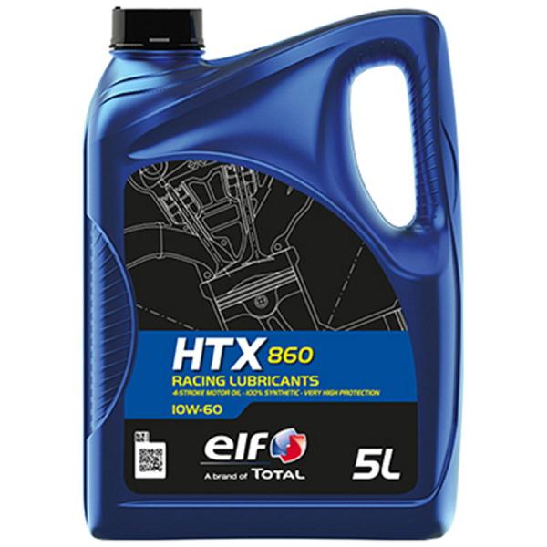 エルフ ELF レーシング用4サイクルエンジンオイル HTX 860 10W60 5L
