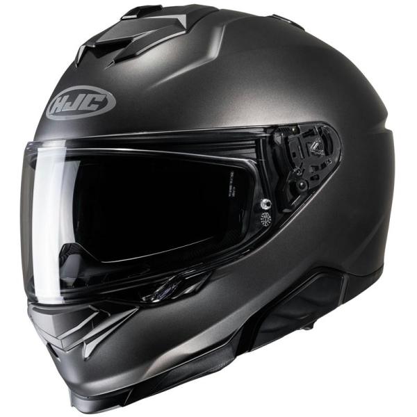 RSタイチ HJC HJH247 i71 ソリッド SEMI FLAT TITANIUM サイズXL