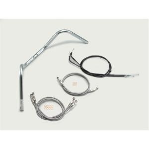 ハリケーン HURRICANE 200アップ1型 ハンドルSET クロームメッキ CB1300SB '05〜'09｜neteceterashop