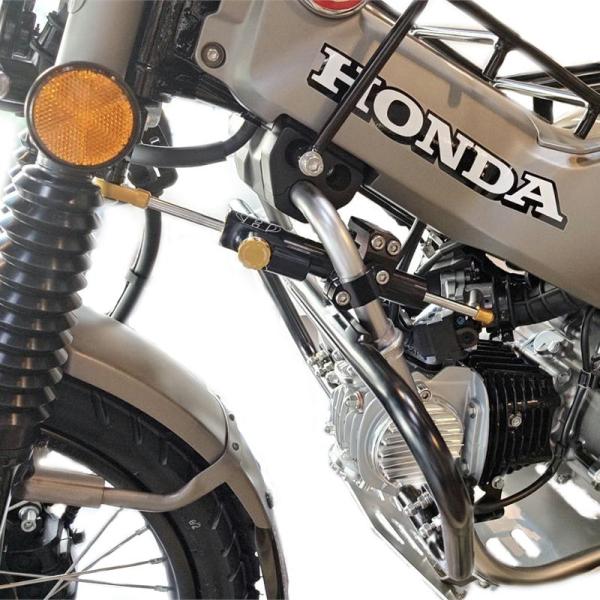 ハイパープロ HYPERPRO CNCステアリングダンパーステー 100mm/TYPE-3 ブラック...