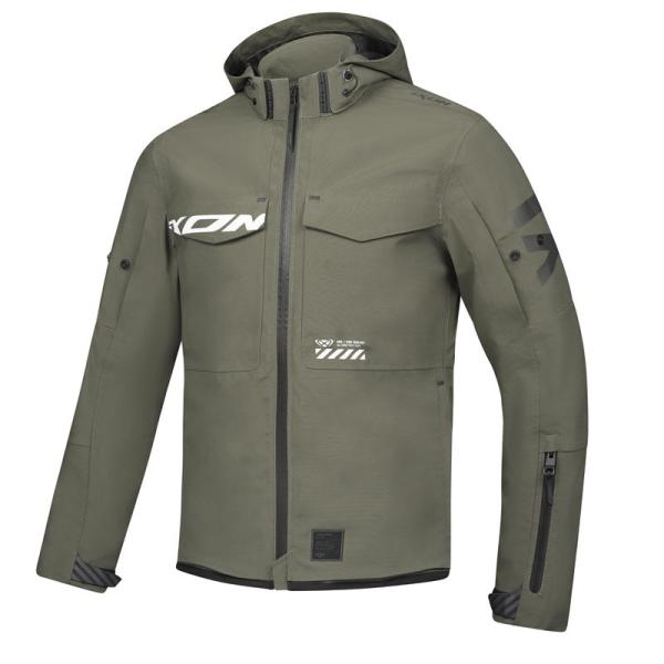 イクソン iXON 秋冬オールシーズンジャケット M-PARK WP A サイズXL KHAKI/B...