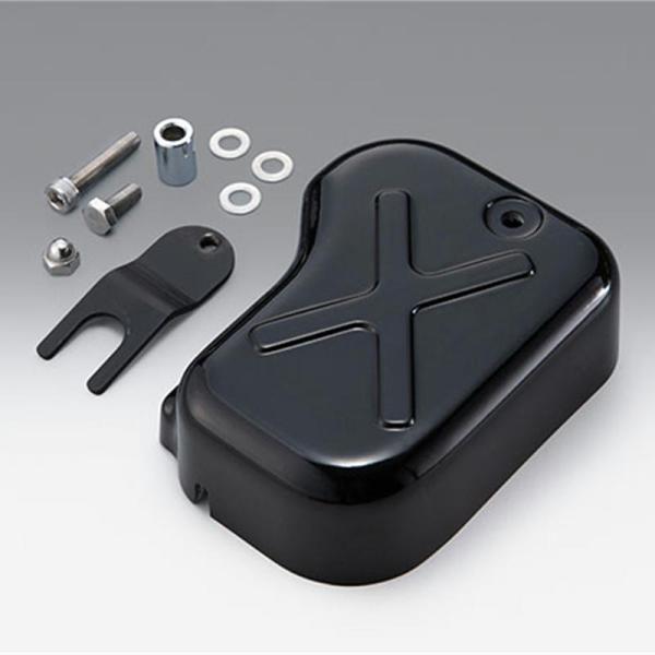 キジマ KIJIMA エアクリーナーダクトカバー FRP黒ゲル仕上げ CT125 ハンターカブ (J...