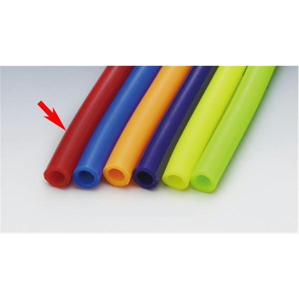 キジマ KIJIMA ホース 耐油 PVC 内径 5mm 1m レッド