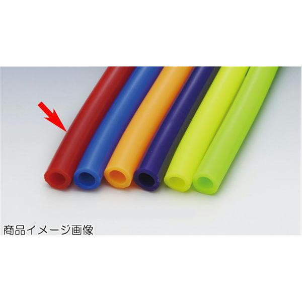キジマ KIJIMA ホース 耐油 PVC 内径 6mm 1m レッド