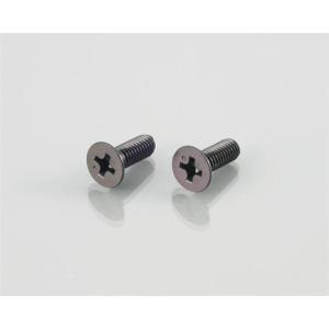 キタコ KITACO マスターシリンダーキャップビス 十字穴付/皿小ネジ/ステンレス M4×P0.7×12mm ブラック 2ヶ｜neteceterashop