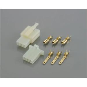 キタコ KITACO コネクターSET 110型/3極（オス/メス） 1SET｜neteceterashop