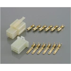 キタコ KITACO コネクターSET 110型/6極（オス/メス） 1SET｜neteceterashop