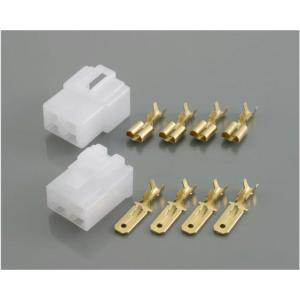 キタコ KITACO コネクターSET 250型/4極（オス/メス） 1SET｜neteceterashop
