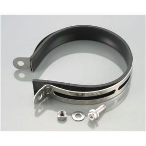 キタコ サイレンサーバンド ステンレス φ130用 シルバー