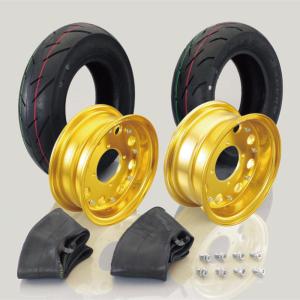 キタコ 、8インチホイール、メーカー廃盤。 KITACO キタコ 8インチアルミホイール入門SET（110/80+120/70