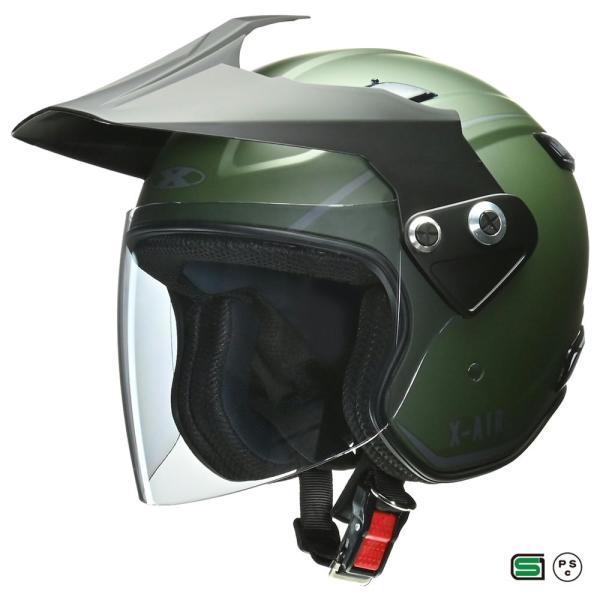 リード工業 LEAD X-AIR RAZZO-V マットグリーン LL 61〜62cm未満