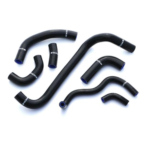 ネックスパフォーマンス NEX シリコンラジエターホースKIT ブラック KAWASAKI ZX-1...