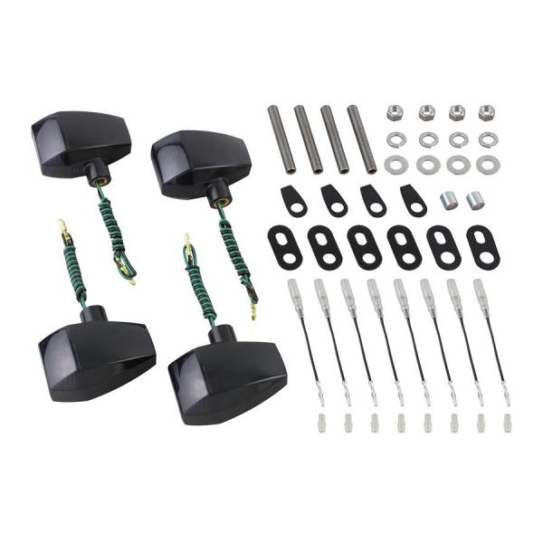 ポッシュフェイス POSHFaith バイク ウインカー ZRタイプスタンダードレンズウインカーキッ...