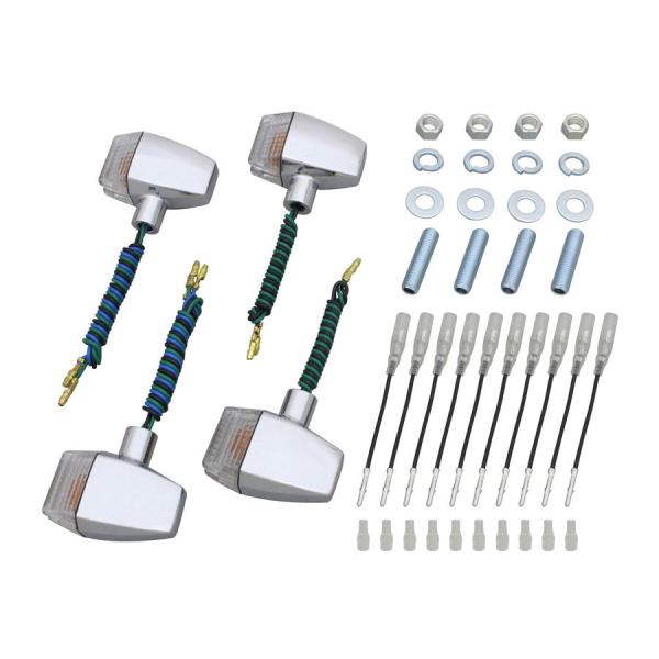 ポッシュフェイス POSHFaith バイク ウインカー クラシカル スリム＆シャープタイプウインカ...