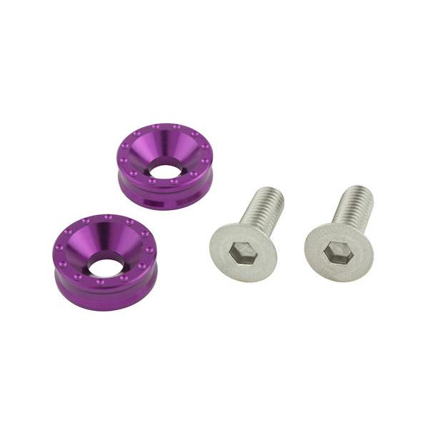 ポッシュフェイス POSHFaith ビレットライセンスプレートホルダーセット ブルーベリー 2個入