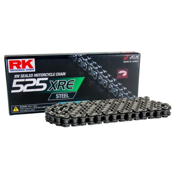 アールケー・ジャパン RK JAPAN ドライブチェーン 525XRE STEEL 120L