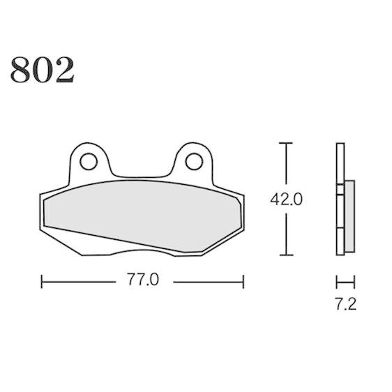 アールケー・ジャパン RK ブレーキパッド 803 FINE ALLOY 55