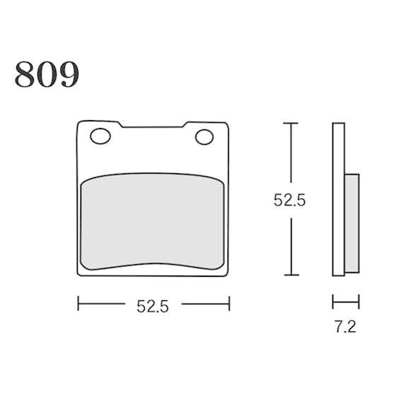 アールケー・ジャパン RK ブレーキパッド 809 FINE ALLOY 55