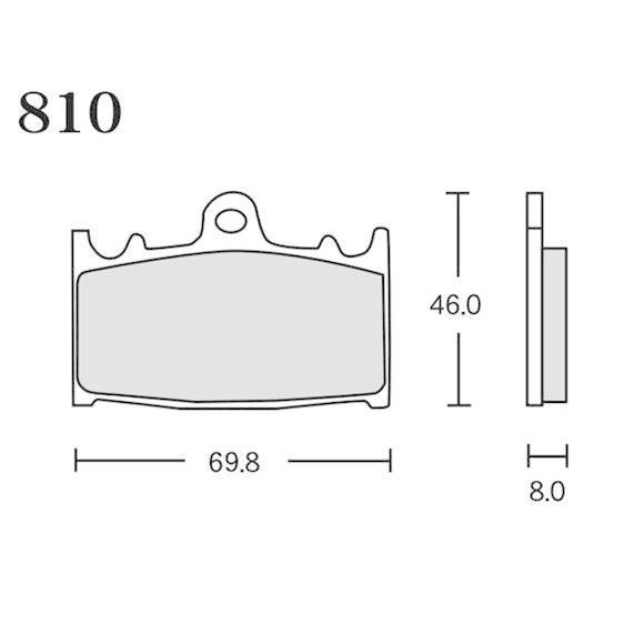 アールケー・ジャパン RK ブレーキパッド 810 FINE ALLOY 55