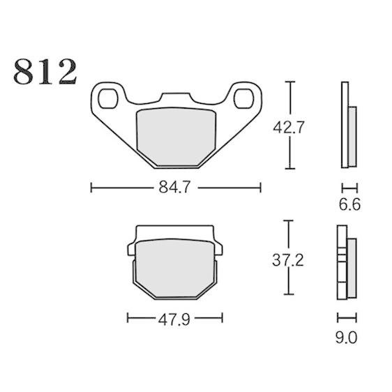 アールケー・ジャパン RK ブレーキパッド 812 FINE ALLOY 55