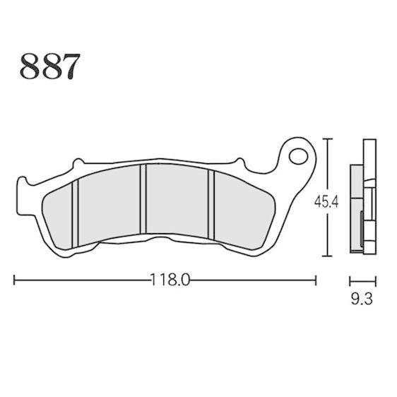 アールケー・ジャパン RK ブレーキパッド 887 FINE ALLOY 55